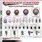 Service Caster 5'' SS Red Poly Swivel 1-3/4'' Expanding Stem Caster Set 2 Total Lock Brakes, 4PK SCC-SSEXTTL20S514-PPUB-RED-2-S-2-134 - alternate 4